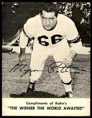 Myron Pottios Football Cards 1962 Kahn's Wieners Prices