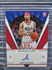 Jose Alvarado [Blue] #HHR-JAL Basketball Cards 2021 Panini Chronicles Hometown Heroes Rookie Autographs Prices