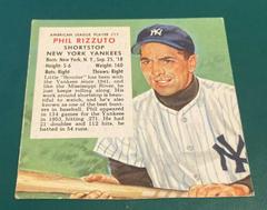 Phil Rizzuto #17 Baseball Cards 1954 Red Man Tobacco Prices