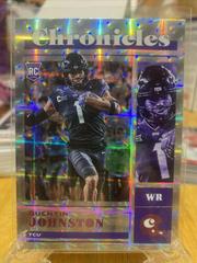 Quentin Johnston [Pink] #3 Football Cards 2023 Panini Chronicles Draft Picks Prices