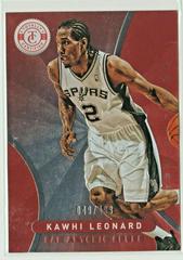 Kawhi Leonard [Totally Red] Basketball Cards 2012 Panini Totally Certified Prices