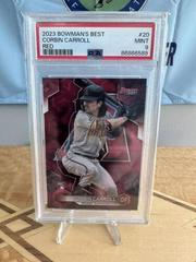 Corbin Carroll [Red] #20 Baseball Cards 2023 Bowman's Best Prices