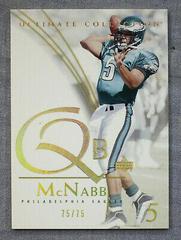 Donovan McNabb [Gold] Football Cards 2003 Ultimate Collection Prices