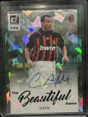 Cafu [Green Ice] Soccer Cards 2022 Panini Donruss Beautiful Game Autographs Prices