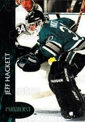 Jeff Hackett Hockey Cards 1992 Parkhurst Prices