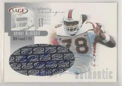 Bryant McKinnie [Silver] Football Cards 2002 Sage Autographs Prices