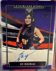 Io Shirai [Purple] Wrestling Cards 2022 Panini Impeccable WWE Stainless Stars Autographs Prices