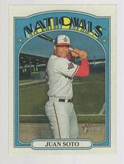 Juan Soto [Flip Stock] #35 Baseball Cards 2021 Topps Heritage Prices