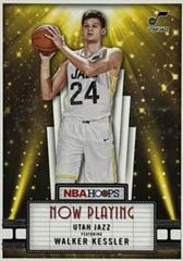Walker Kessler #19 Basketball Cards 2022 Panini Hoops Now Playing Prices