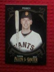 Buster Posey #13 Baseball Cards 2021 Topps Allen & Ginter X Prices