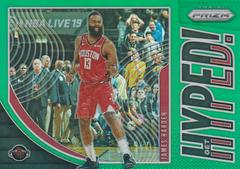 James Harden [Green Prizm] Basketball Cards 2019 Panini Prizm Get Hyped Prices
