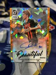 Charles De Ketelaere [Orange Ice] Soccer Cards 2022 Panini Donruss Beautiful Game Autographs Prices