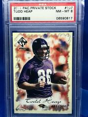 Todd Heap Football Cards 2001 Pacific Private Stock Prices