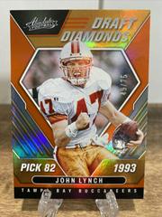 John Lynch [Spectrum Orange] #DD-9 Football Cards 2022 Panini Absolute Draft Diamonds Prices