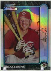 Adam Dunn [Refractor] #369 Baseball Cards 1999 Bowman Chrome International Prices