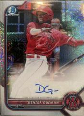 Denzer Guzman #BMA-DG Baseball Cards 2022 Bowman Chrome Mega Box Mojo Autographs Prices