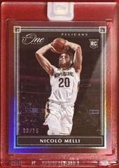 Nicolo Melli [Red] #104 Basketball Cards 2019 Panini One and One Prices
