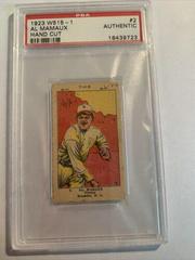 Al Mamaux [Hand Cut] Baseball Cards 1923 W515 1 Prices