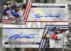 Vladimir Guerrero, Vladimir Guerrero Jr. Baseball Cards 2023 Topps Stars Dual Autographs Prices