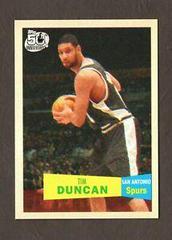 Tim Duncan #21 Basketball Cards 2007 Topps Prices
