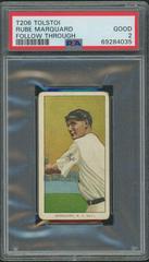 Rube Marquard [Pitching Follow Through] #NNO Baseball Cards 1909 T206 Tolstoi Prices