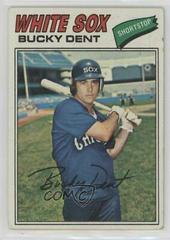 Bucky Dent Baseball Cards 1977 Topps Prices