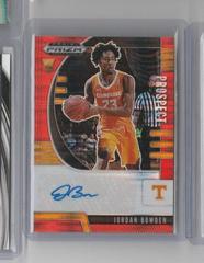 Jordan Bowden [Orange Pulsar] Basketball Cards 2020 Panini Prizm Draft Picks Autographs Prices