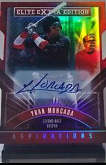 Yoan Moncada [Aspirations Die Cut Signature] #1 Baseball Cards 2015 Panini Elite Extra Edition Prices