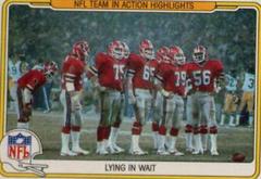Lying in Wait #81 Football Cards 1982 Fleer Team Action Prices