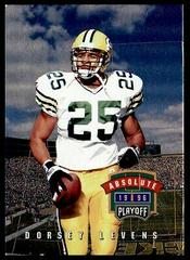 Dorsey Levens #40 Football Cards 1996 Playoff Absolute Prices