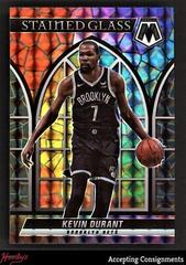 Kevin Durant #7 Basketball Cards 2021 Panini Mosaic Stained Glass Prices