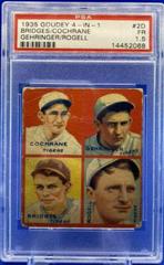 Bridges, Cochrane, Gehringer, Rogell #2D Baseball Cards 1935 Goudey 4 in 1 Prices