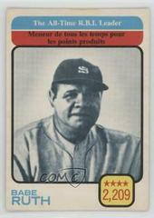 Babe Ruth #474 Baseball Cards 1973 O Pee Chee Prices