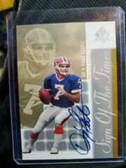 Doug Flutie #FL Football Cards 2000 SP Authentic Sign of the Times Prices