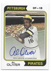 Al Oliver #74RO-AO Baseball Cards 2023 Topps Heritage Real One Autographs Prices