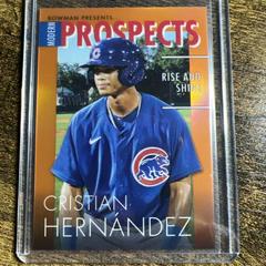 Cristian Hernandez [Orange] #MP-7 Baseball Cards 2023 Bowman Modern Prospects Prices