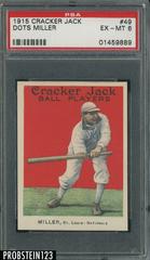 Dots Miller #49 Baseball Cards 1915 Cracker Jack Prices