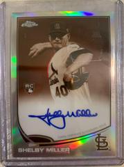 Shelby Miller [Refractor] Baseball Cards 2013 Topps Chrome Rookie Autograph Prices