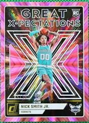 Nick Smith Jr. [Pink] #7 Basketball Cards 2023 Panini Donruss Great X Pectations Prices