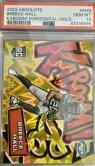 Breece Hall [Gold] #KH-9 Football Cards 2022 Panini Absolute Kaboom Horizontal Prices