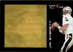 Jim Everett [Gold] #12 Football Cards 1996 Pinnacle Laser View Prices