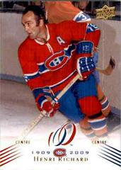 Henri Richard Hockey Cards 2008 Upper Deck Montreal Canadiens Centennial Prices