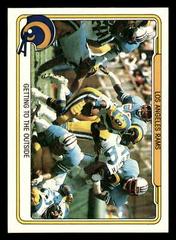 Los Angeles Rams [Getting to the Outside] #25 Football Cards 1982 Fleer Team Action Prices