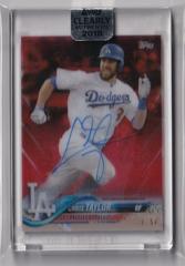 Chris Taylor [Autograph Red] #CT Baseball Cards 2018 Topps Clearly Authentic Prices
