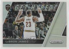 LeBron James [Silver Prizm] Basketball Cards 2017 Panini Prizm Get Hyped Prices