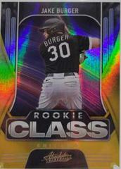 Jake Burger [Spectrum Gold] #RC-3 Baseball Cards 2022 Panini Absolute Rookie Class Prices
