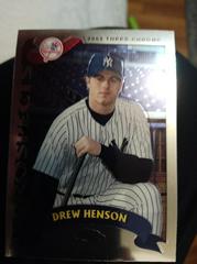 Drew Henson [Refractor] #T155 Baseball Cards 2002 Topps Chrome Traded Prices