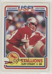 Cliff Stoudt #16 Football Cards 1984 Topps USFL Prices