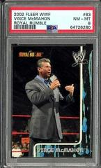 Vince McMahon #63 Wrestling Cards 2002 Fleer WWF Royal Rumble Prices