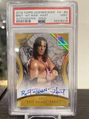 Bret 'Hit Man' Hart [Gold] Wrestling Cards 2018 Topps Legends of WWE Autographs Prices